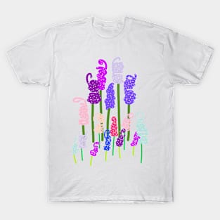 SPIRAL FLOWERS WITH DOT T-Shirt